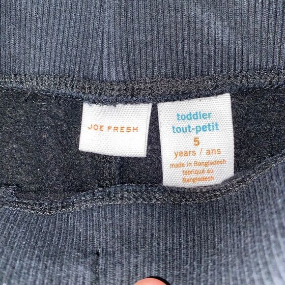 Joe Fresh pull on sweat pants #Awesome on pantleg sz 5T - Picture 4 of 6